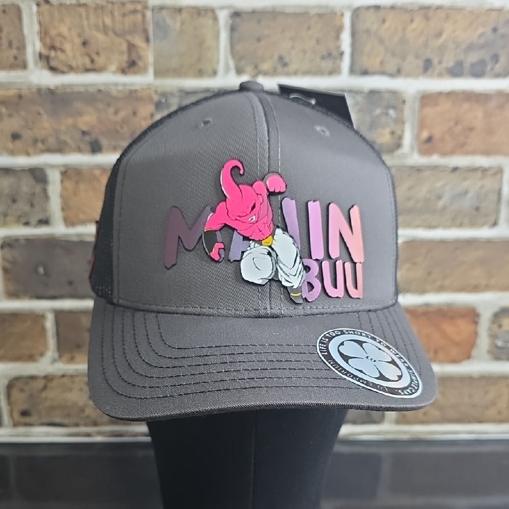 Majin Buu Kids Cap - Gray and Pink